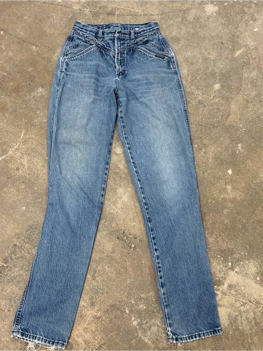 VTG Rockies Classic High-Waist Blue 80/90s Western Denim Women's Jeans OBO